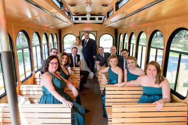 wedding bus rental