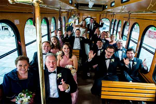 wedding bus rental