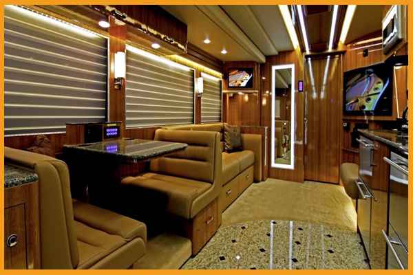 luxury tour bus