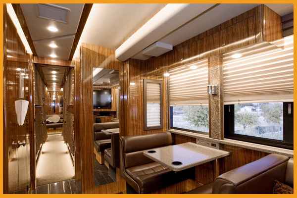 luxury tour bus