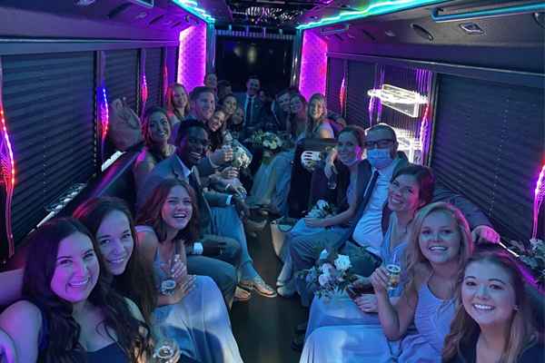 Book a party bus rental