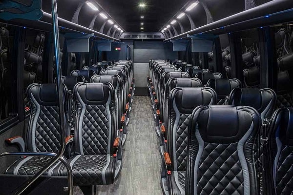 Booking a charter bus rental