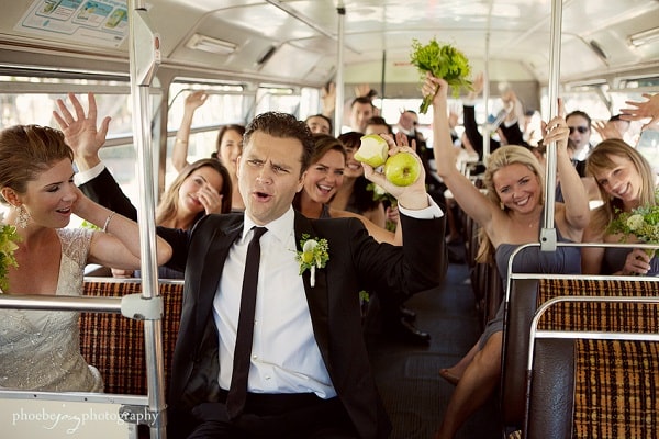 Affordable bus rental for wedding