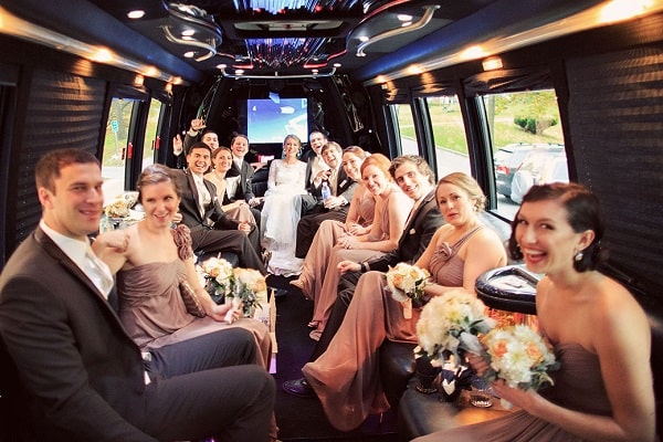 wedding bus rental near me